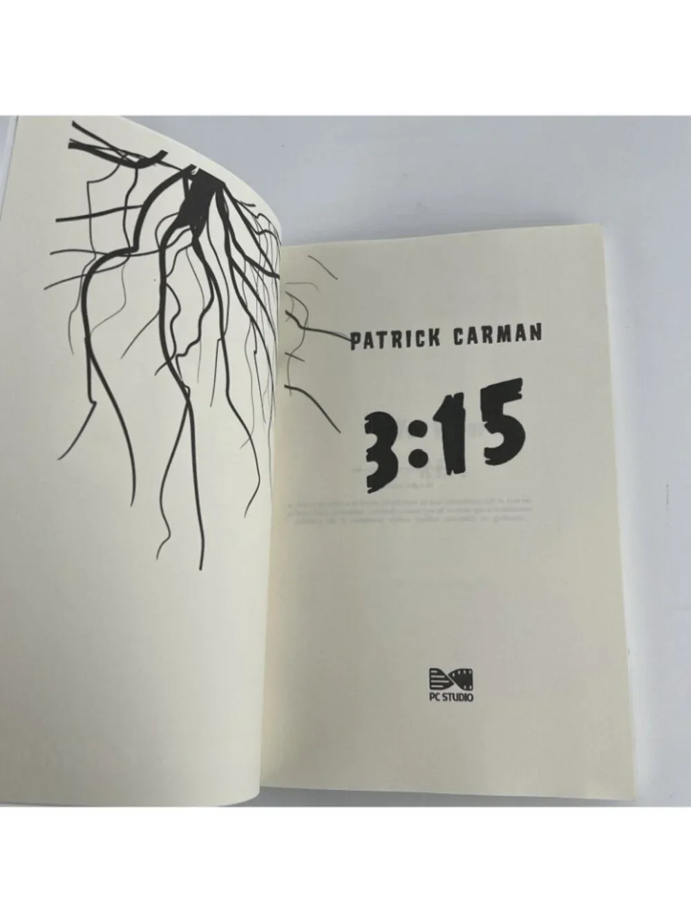 Patrick Carman 3:15: Listen, read, and watch Terrifying Tales  Paperback Book